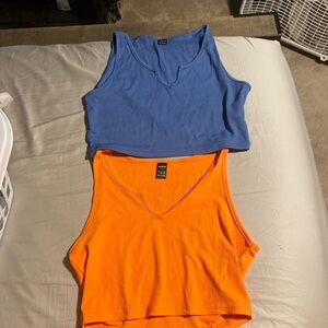 SHEIN cropped tanks